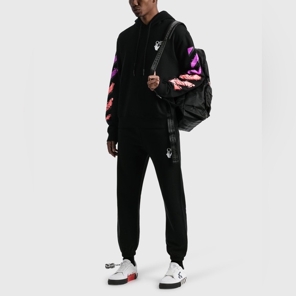 Off-White- Marker Slim Hoodie Sz XXL 👉Like Sz XL👈